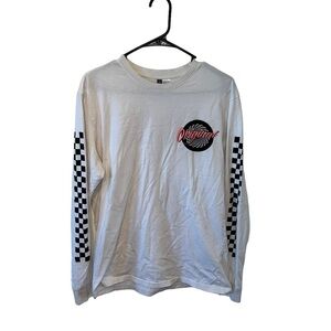 Divided Original White Long Sleeve Tee Shirt Size Small